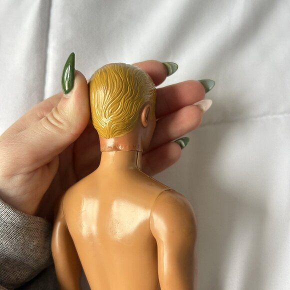 1968 Mattel Ken Doll Bendable Knees Blond Hair Blue Eyes Surfer Made In Taiwan - Picture 15 of 16